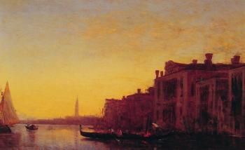Felix Ziem : Grand Canal, Venice
